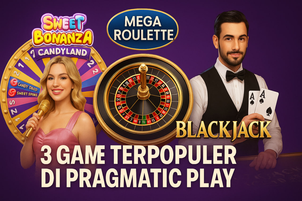 3 Game Live Casino Terpopuler dari Pragmatic Play: Realisme, Taruhan Besar, dan Sensasi Nyata