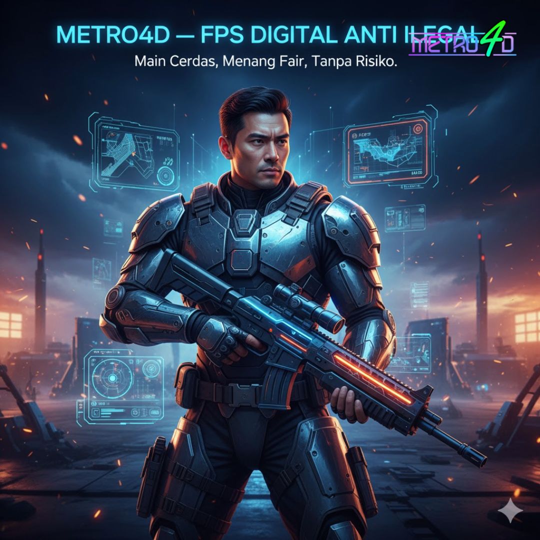 METRO4D: Platform First Person Shooter (FPS) Games Digital Resmi, Anti Ilegal